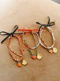 Beaded Cutie Crew Charm Bracelets - Set of 2